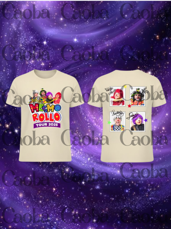 Playera Oficial del MesmoRollo Tour 2025